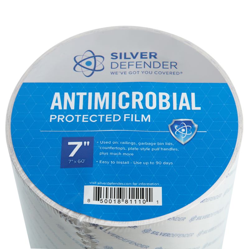 Silver Defender 7 Inch x 60 Feet Antimicrobial Protected Tape